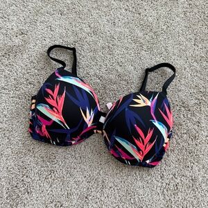 PINK by Victoria’s Secret Wear Everywhere Super Push Up Bra 34DD Multicolor